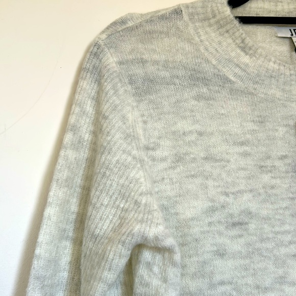 NWT JDY Oversized White Knit Ribbed Long Sleeve O Neck Sweater Dress - Picture 3 of 9